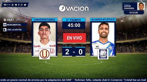 LIGA 1 BETSSON CLAUSURA F2 Universitario vs Alianza Atlético por