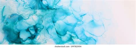 Art Photography Abstract Fluid Painting Alcohol Stock Illustration