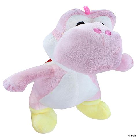 Super Mario 10 5 Inch Character Plush Pink Yoshi Oriental Trading