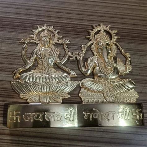 Zinc Polished Laxmi Ganesh Statue Temple At Rs 45piece In Aligarh