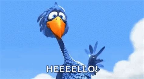 Hello There GIF - Hello There Bird - Discover & Share GIFs