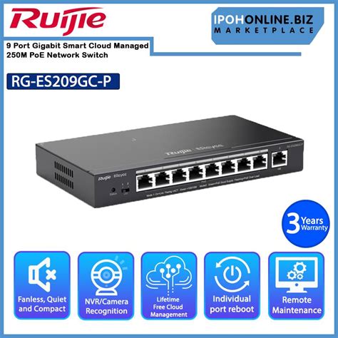 Ruijie Reyee Rg Es Gc P Port Gigabit Smart Cloud Managed M Poe