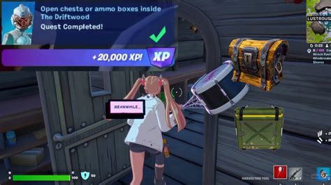 Open Chests Or Ammo Boxes Inside The Driftwood Fortnite YouTube