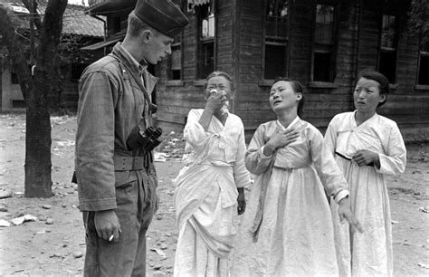 Yeosu Suncheon Rebellion By Life Magazine Grieving South Korean Women