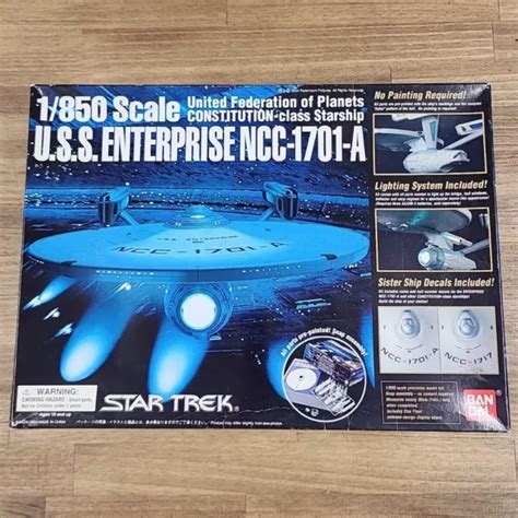 BANDAI STAR TREK 1 850 Scale U S S ENTERPRISE NCC 1701 A Plastic Model