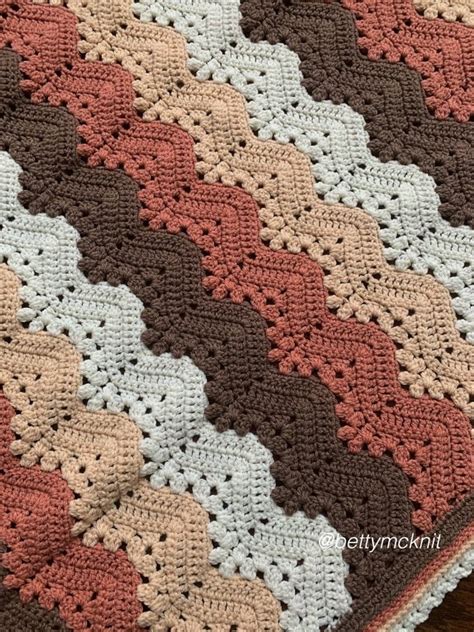 Day Viral Kid Blanket Crochet Pattern Graph By Betty Mcknit Etsy