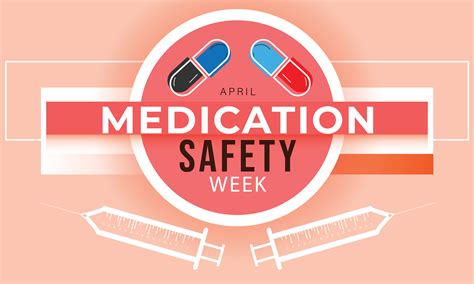 Medication Safety Week Background Banner Card Poster Template