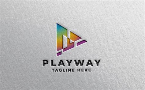 Plantilla De Logotipo Play Way Pro Templatemonster