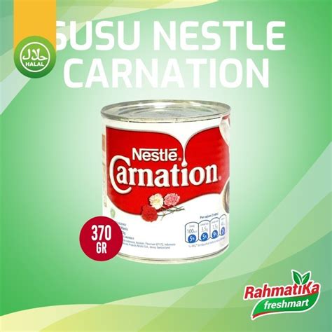 Jual Nestle Carnation Susu Kental Manis 370 Gr Klg Shopee Indonesia