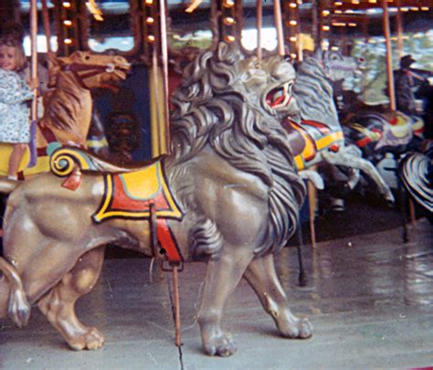 Ca 1898 Gustav Dentzel Carousel Lion Hemisfair Tx Carouselhistory