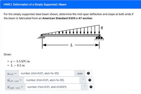 Answered For The Simply Supported Steel Beam… Bartleby