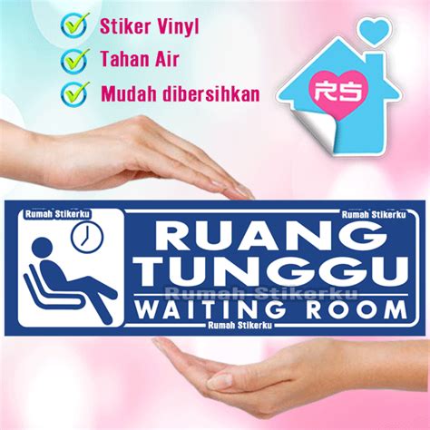 Jual Stiker Ruang Tunggu Klinik Kantor Rumah Sakit Poli