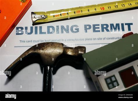 Building Permit Hi Res Stock Photography And Images Alamy