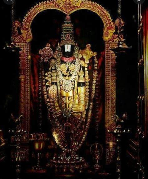 Tirupati Balaji Venkateshwara Srinivasa Idol In Pure Solid Copper