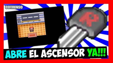 🔥 Descubre Como Conseguir La Llave Del Ascensor En Nintendo Pokemon