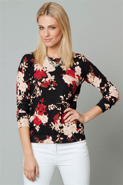 Floral Printed Jumper