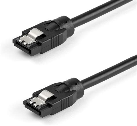 Amazon Startech Inch Cm Round Sata Cable Latching