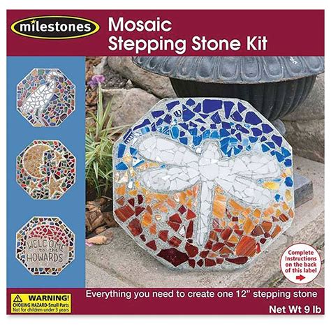 Milestones Mosaic Stepping Stone Kits Make It Easy To Capture A Memory