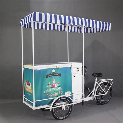 mobile front load ice cream tricycle bike street ice cream vending