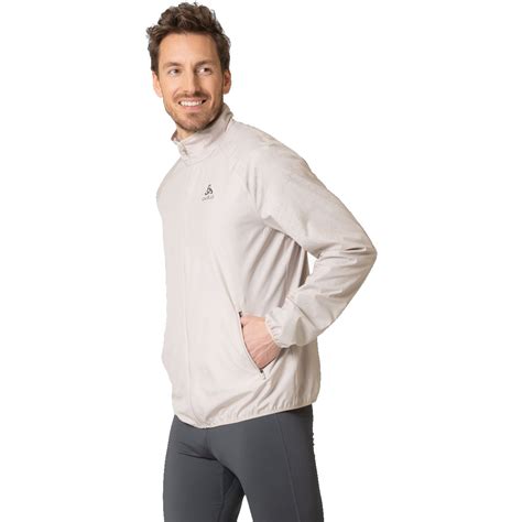 Odlo Essentials Light Reflective Running Jacket Men Silver Cloud Bike