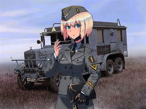 Anime Military Military Girl Luftwaffe Character Inspiration