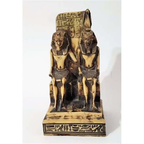 Unbranded Accents Egyptian Pharaoh And Queen On Throne