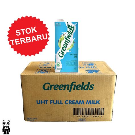 Jual Greenfields Susu Uht Full Cream 1 Dus Isi 12 Pack X 1 Liter