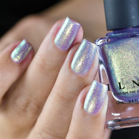 Downtown Iridescent Purple Holographic Jelly Nail Polish By ILNP