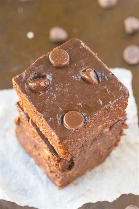 Healthy 2 Ingredient Flourless Brownies