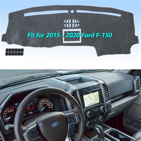 Auqdd Gray Dashboard Dash Cover Flannel Dash Mat Custom Compatible With 2015 2016