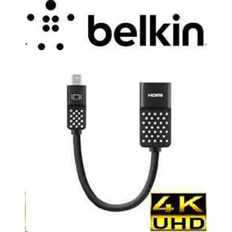 Buy The Belkin F2cd079bt Mini Displayport To Hdmi Adapter 4k X 2k 3840