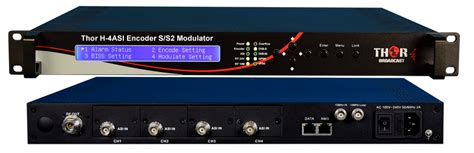 DVB s/s2 modulator with 32apsk modulation - Thor Broadcast