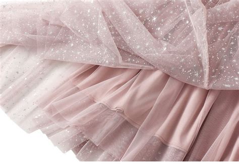 Sequin Star Embellished Tulle Long Skirtfashion Spring Summer Etsy