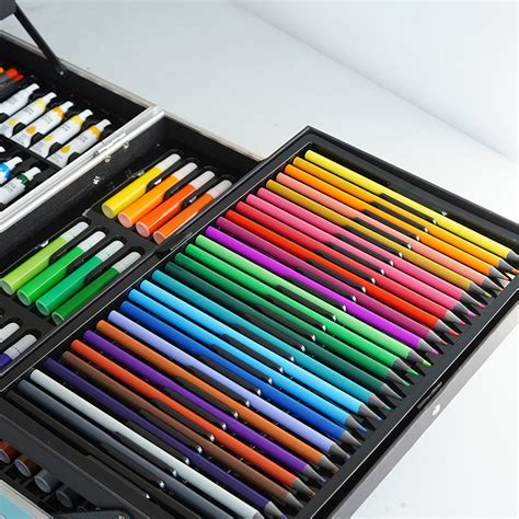 Ripley Set De Arte Maleta Para Pintar Lapices Colores Piezas