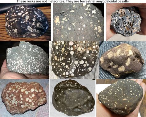 Vesicles, vugs, and amygdules | Some Meteorite Information | Washington ...