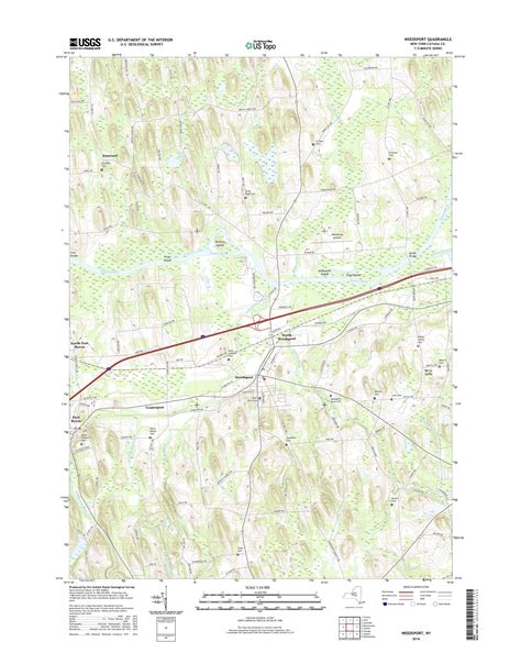 Mytopo Weedsport New York Usgs Quad Topo Map