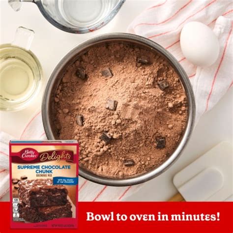 Betty Crocker Delights Supreme Chocolate Chunk Brownie Mix 18 Oz King Soopers