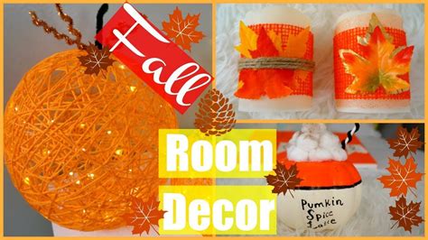 Diy Fall Room Decor Easy And Cute Youtube