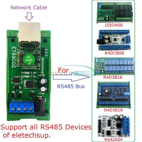 RS485 Para Ethernet Tcp Ip Conversor Mqtt Modbus Rtu Ubuy India