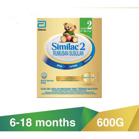 Similac Step 2 600g For 6 18 Months Similac Gain Plus Gold Step 3
