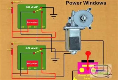 Rangkaian Relay Power Window Berikut Fungsi Cara Kerjanya Intech Id