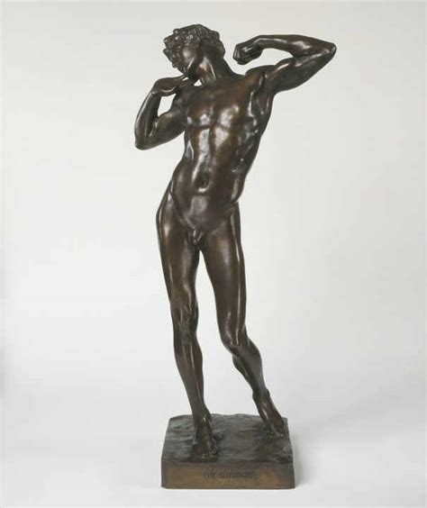 Custom Made Polished Abstract Nude Bronze Sculpture