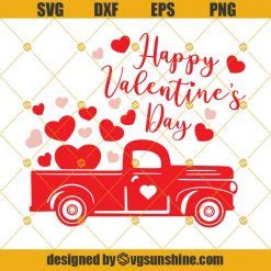 Happy Valentines Day Buffalo Plaid Truck Svg Valentine Svg Buffalo