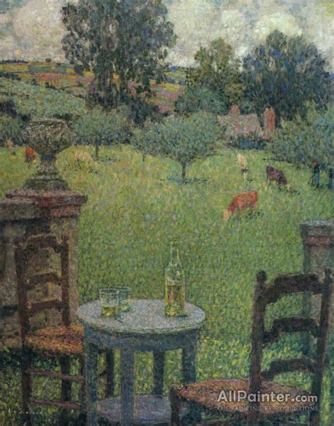 Henri Le Sidaner Garden At Gerberoy Oil Painting Reproductions For Sale