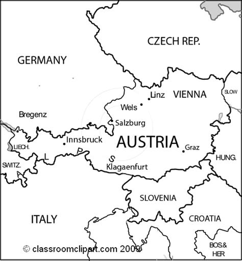 Austria Outline Clipart - Explore the Beauty of Austria with High ...