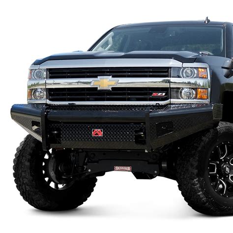 Fab Fours® Chevy Silverado 2003 2006 Black Steel Full Width Front Hd