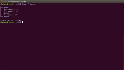 Tree command in Linux with examples - GeeksforGeeks