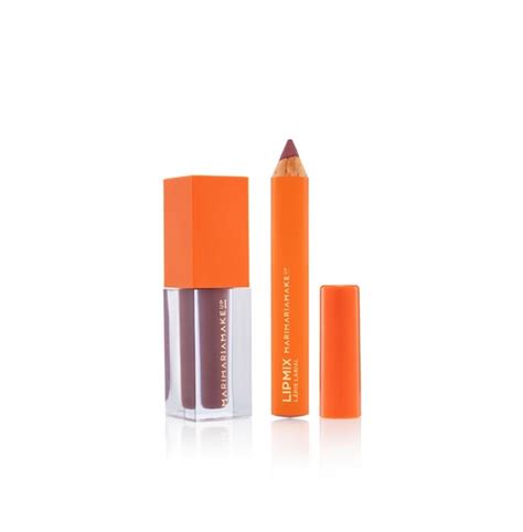 Kit Batom Lip Mix Lápis Labial Mari Maria Nude