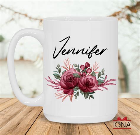 Personalized Name Mug For Women Custom Name Coffee Mug Name Etsy