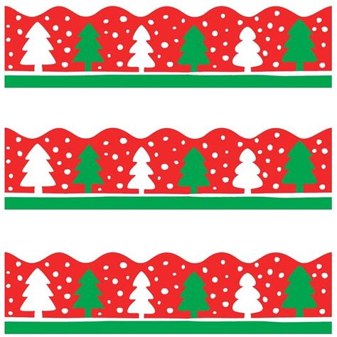 Christmas Tree Bulletin Board Border Ft Classroom Decoration